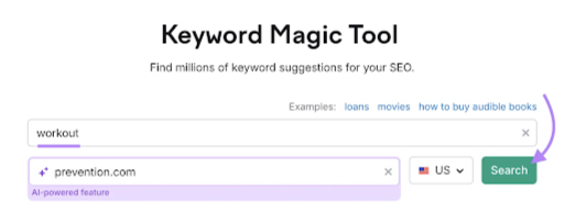 keyword magic tool
